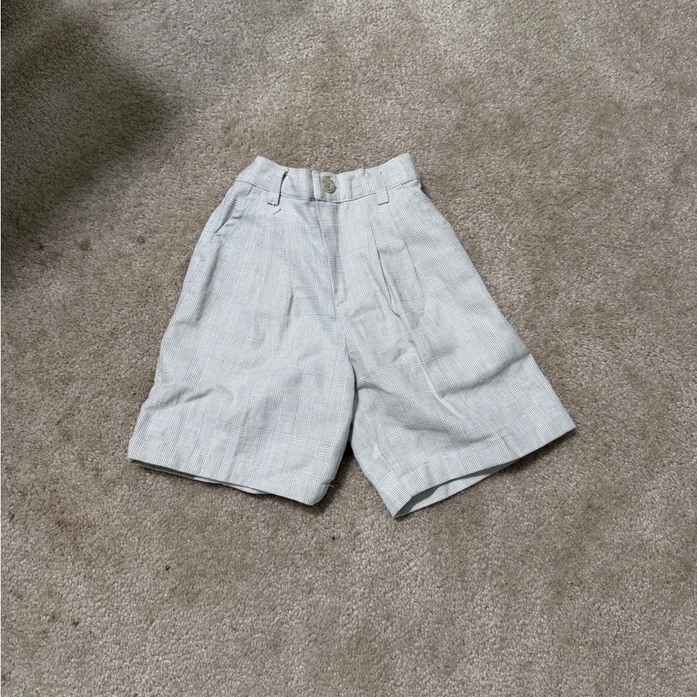 Jacadi Heather Gray Knit Elastic Waist Shorts
